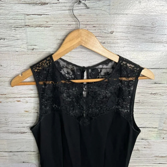 Erin by Erin fetherston black ruffle lace dress size 2 - Picture 2 of 10